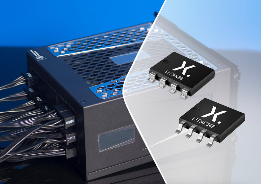 Nexperia broadens package options for its NextPower 80/100 V MOSFET portfolio